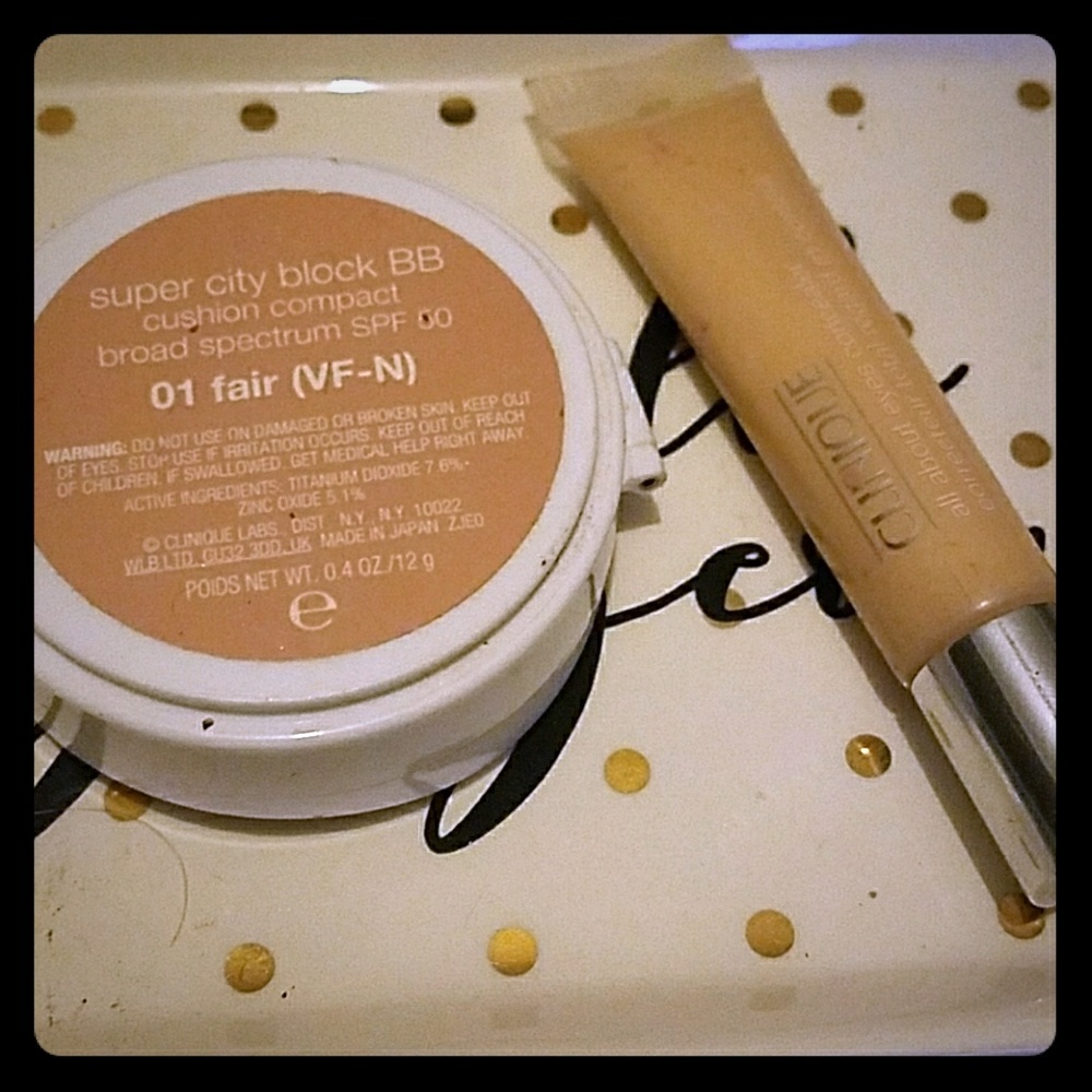 BB Cream in fair and concealer in light neutral